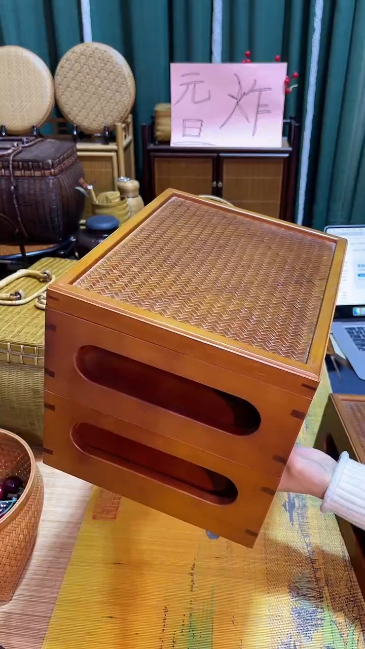 竹编工艺品茶道零配 微瑕