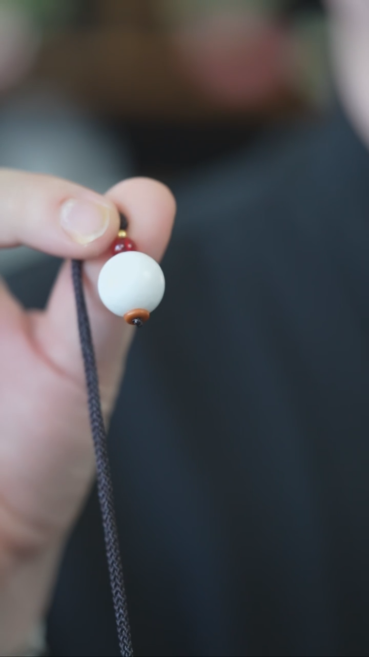 颈饰未镶嵌和田玉转转珠16