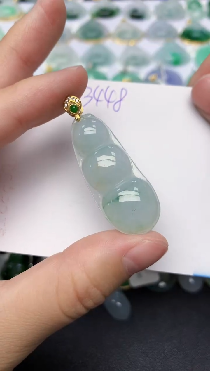 颈饰未镶嵌翡翠天然缅甸A货翡翠百元以上9元证书费自理
