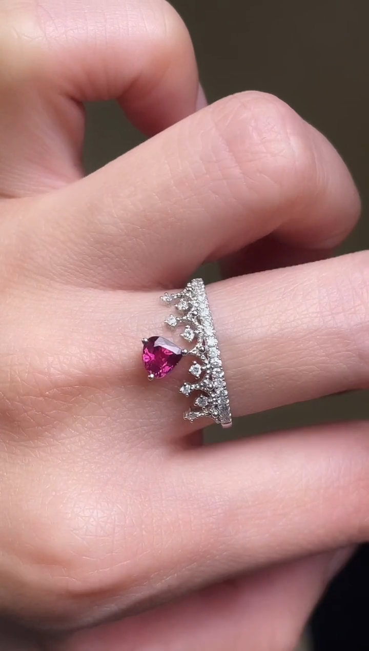 【闪购商品】红宝石吊坠(不含链)18K金镶嵌主石：0.58ct