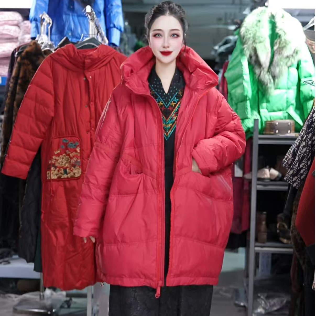 羽绒服秋冬百搭时尚潮流休闲气质显瘦轻奢女款羽绒服1489