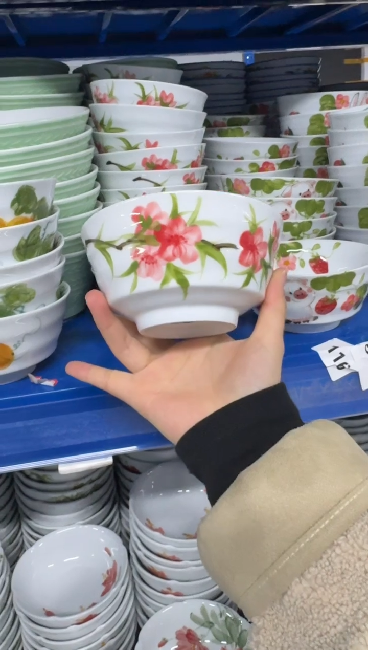 景德镇高温陶瓷食品级手绘釉中彩-小高脚