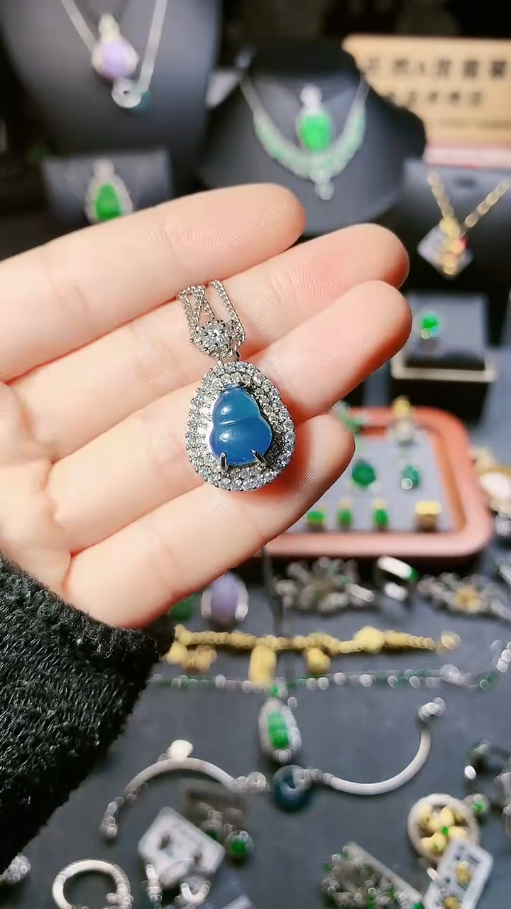 【闪购商品】翡翠项链未镶嵌项链