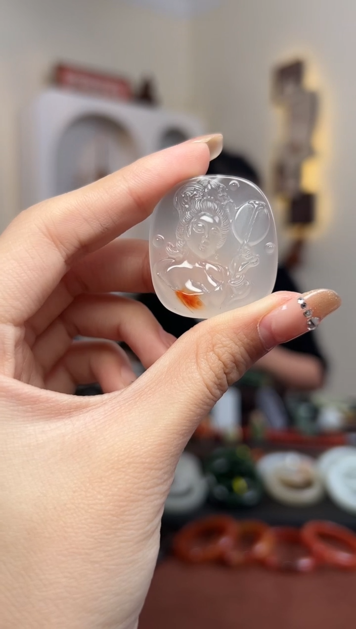 【闪购商品】南红玛瑙颈饰未镶嵌33*30*12  5618