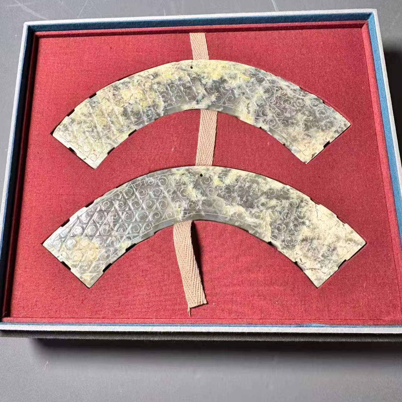 GWC-1218下午003和田玉玉璜两件