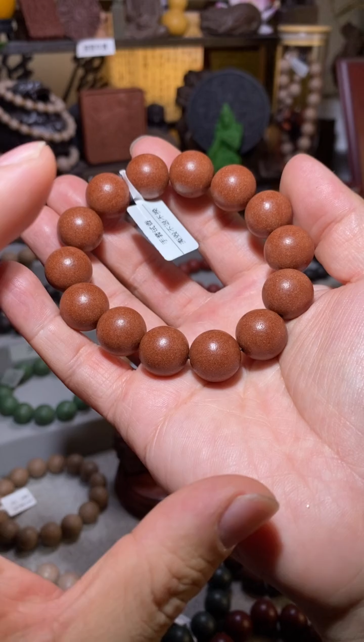 【闪购商品】泥塑李主帐中梅花香手串1.5*15