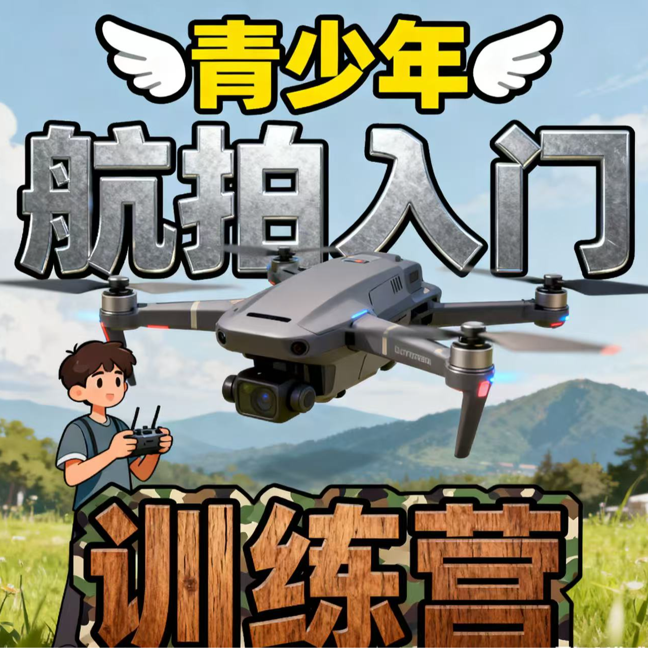 【天羿智航】青少年无人机航拍试听课