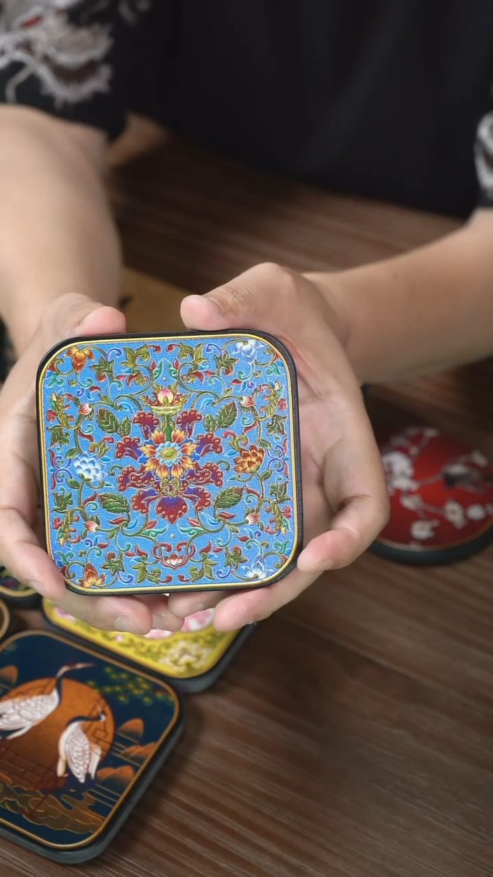 壹藏贰宝繁花杯垫一片