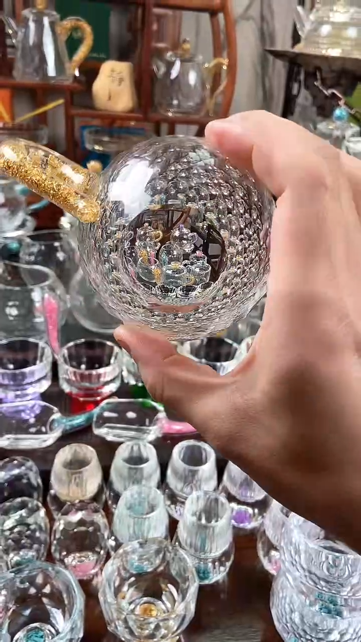 【闪购商品】玺宴新款水晶100毫升咖啡杯金箔