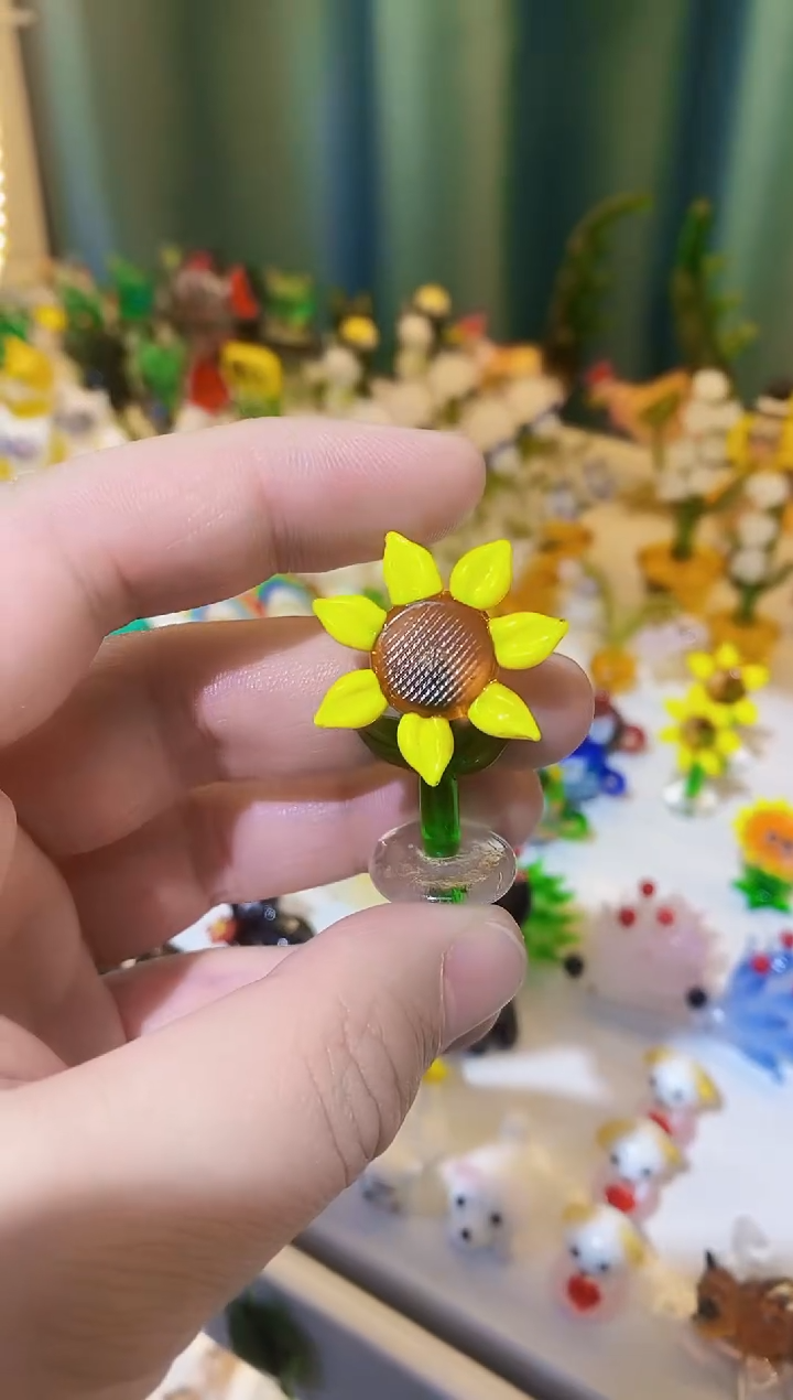 琉璃手工艺品向日葵