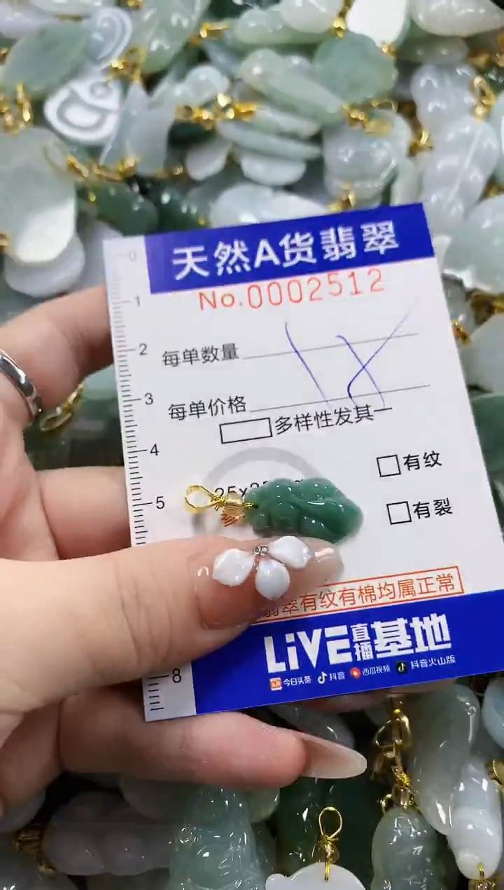 颈饰未镶嵌翡翠天然A货翡翠