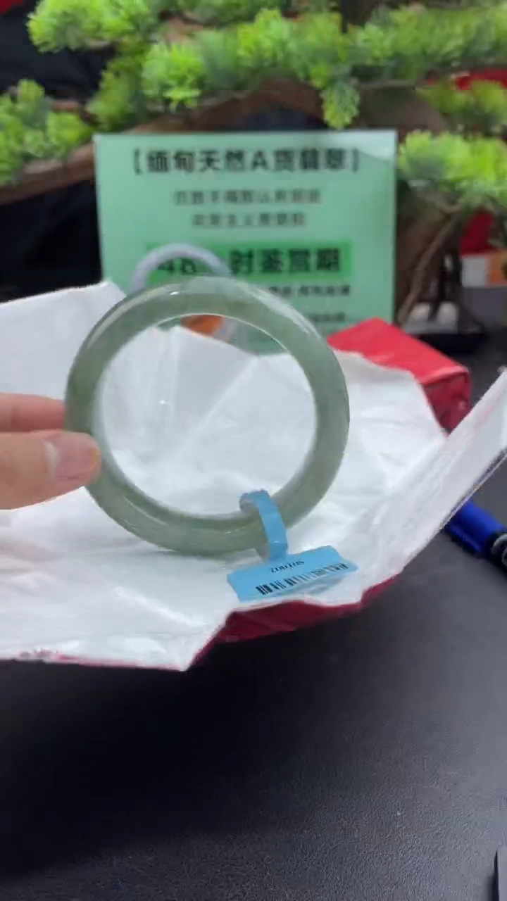 【闪购商品】翡翠手镯未镶嵌翡翠手镯（微瑕）22