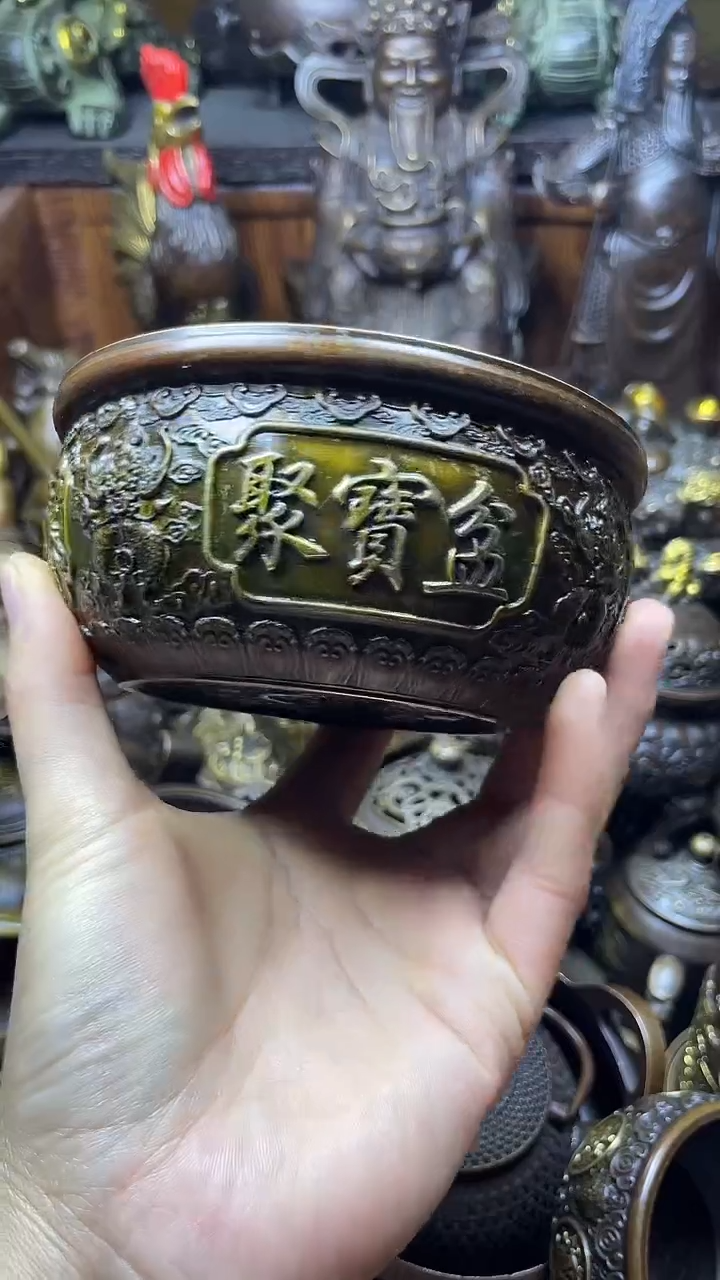 闪购链接，点击下单，有运费险，铜摆件