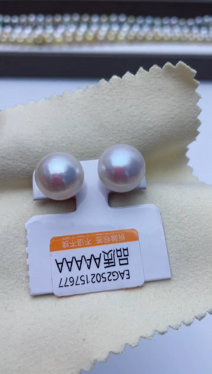 【闪购商品】淡水珍珠耳饰银S925镶嵌W2