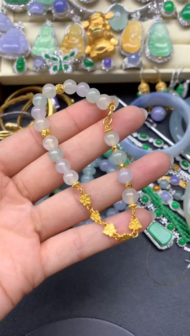 【闪购商品】翡翠手串未镶嵌439-中国好珍宝