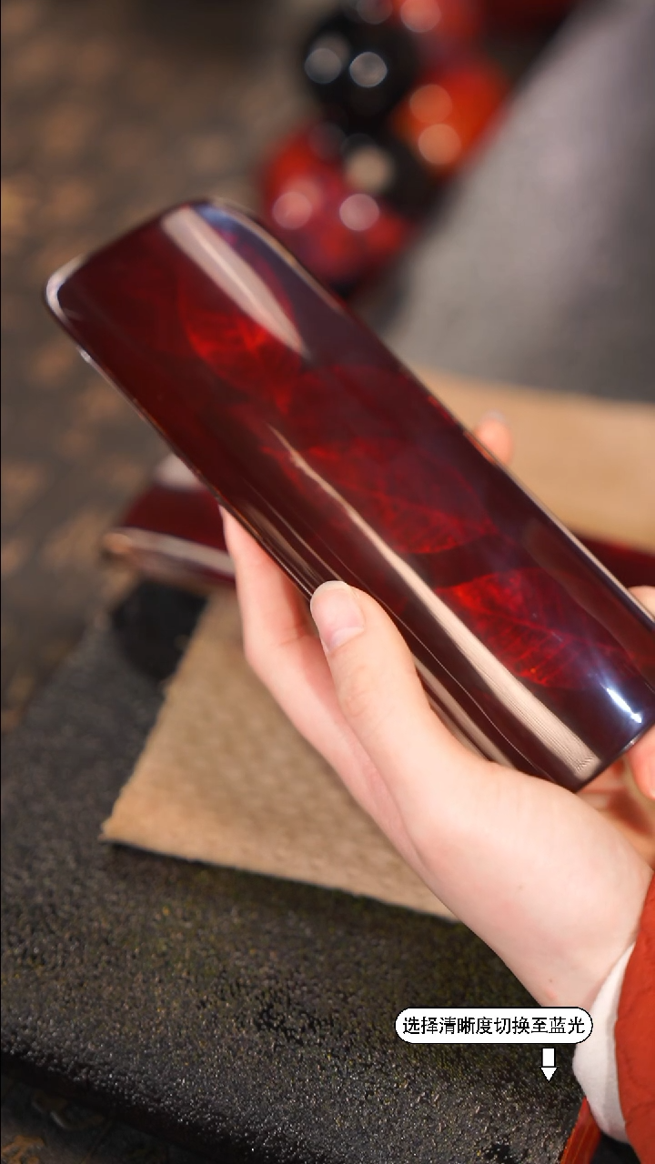 【闪购商品】非遗漆器 潘国建老师赤宝砂茶则