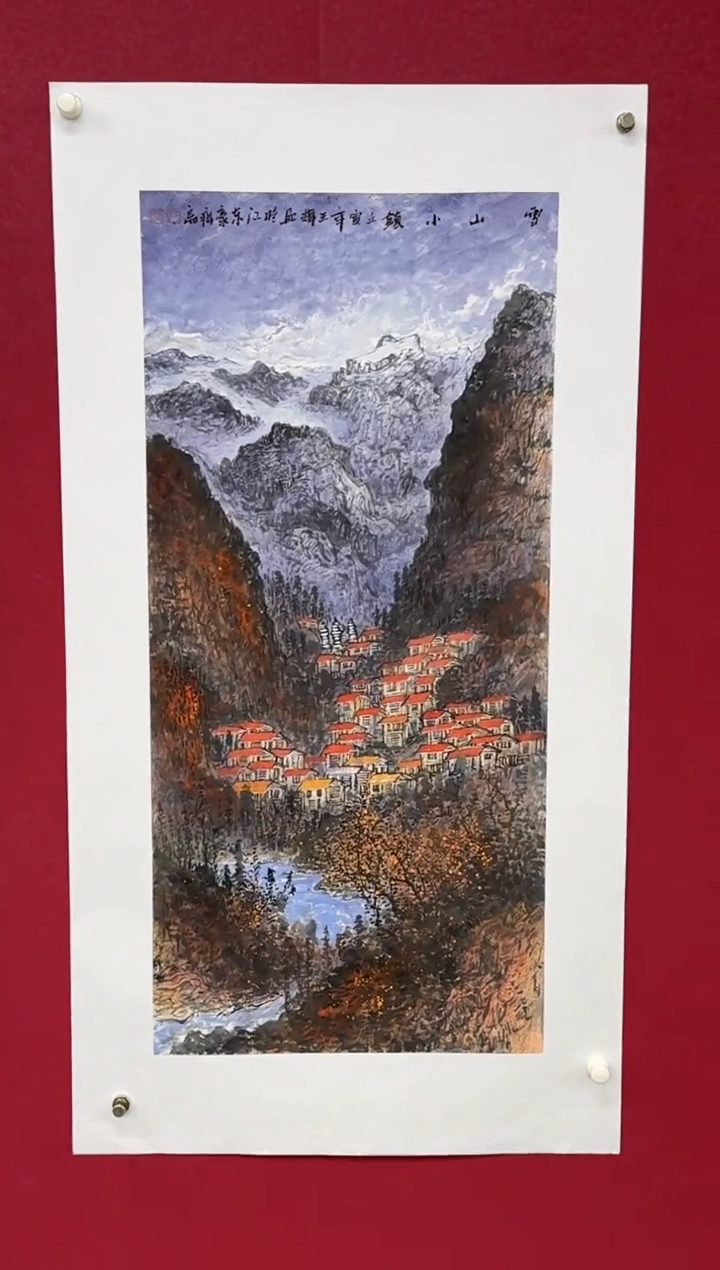 国画国画绘画山水花鸟