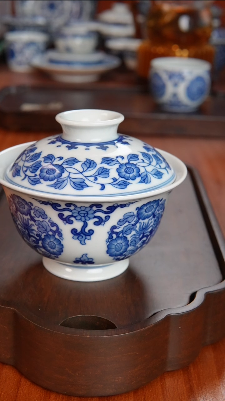 【闪购商品】景德镇镹曰手工手绘柴窑茶具