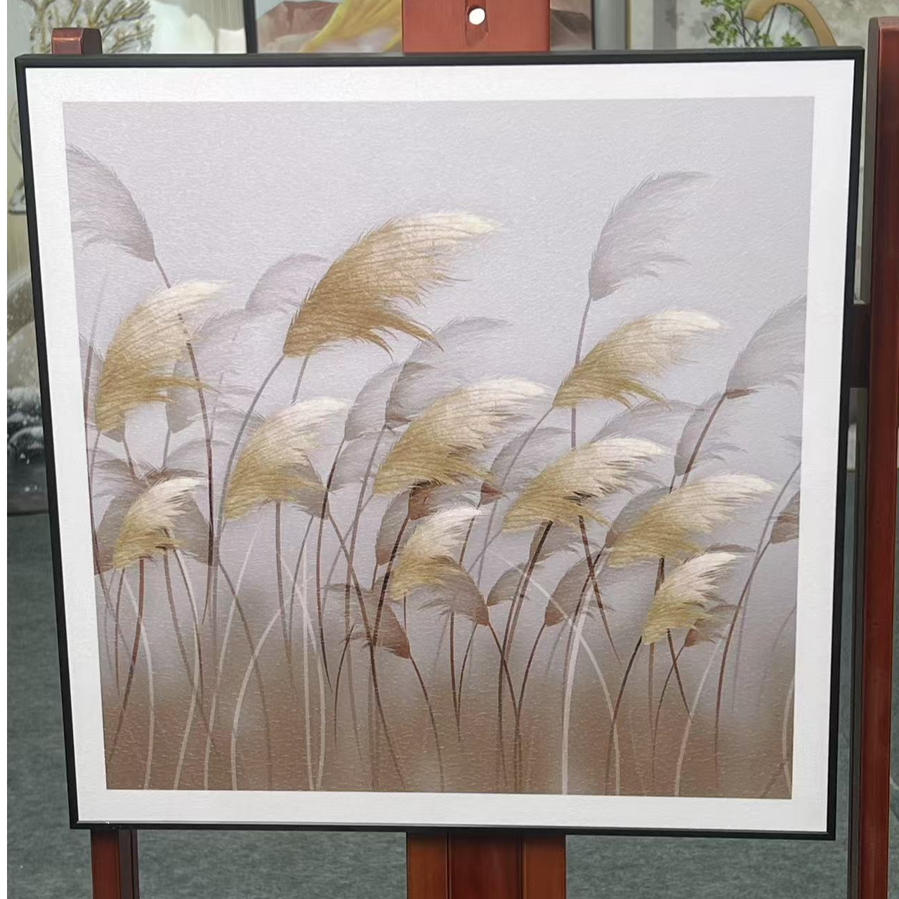 北欧客厅装饰画沙发背景墙挂画现代简约大气餐厅壁画卧室墙画5050