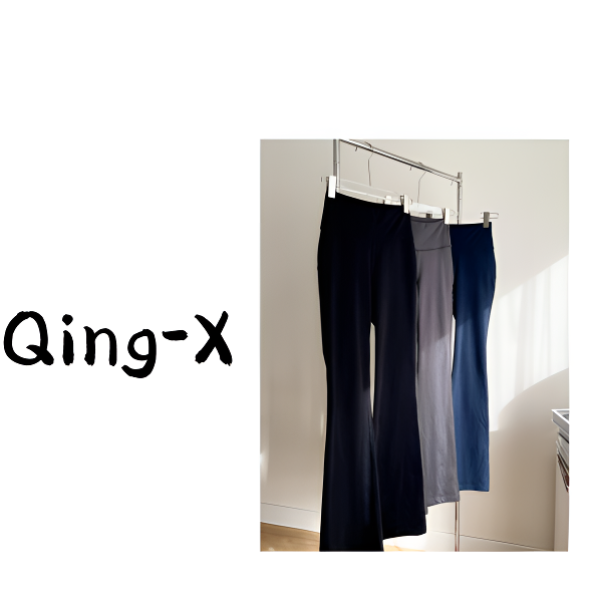   IKMN  时尚修身微喇裤