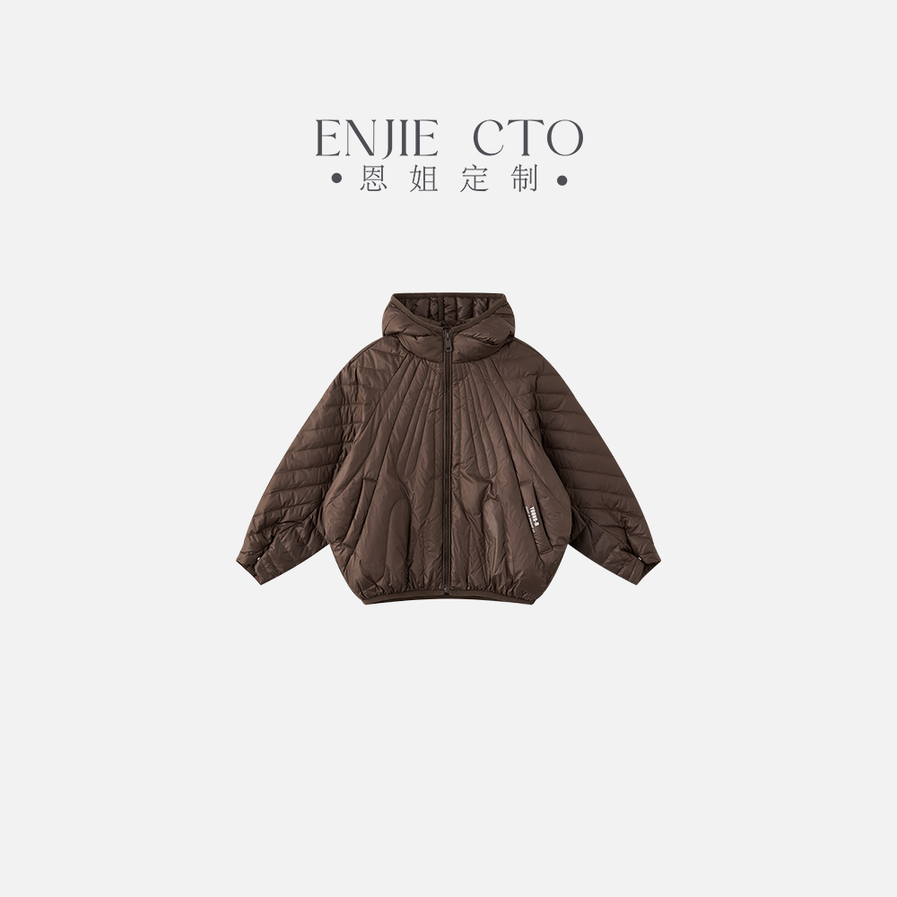 恩姐定制2024时尚秋冬女童儿童保暖羽绒服ENY813