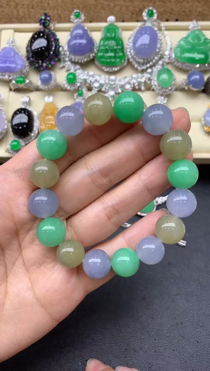 【闪购商品】翡翠手串未镶嵌672-中国好珍宝