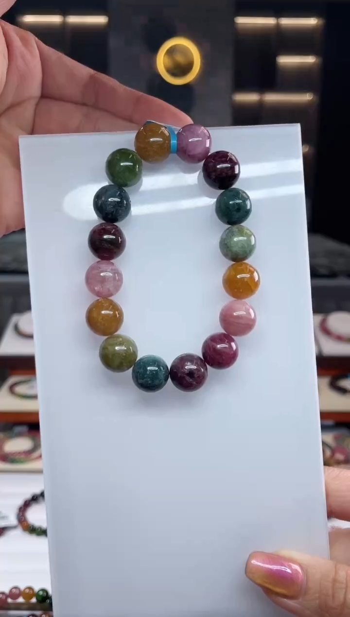 单圈手串未镶嵌碧玺（多样性发一条）T