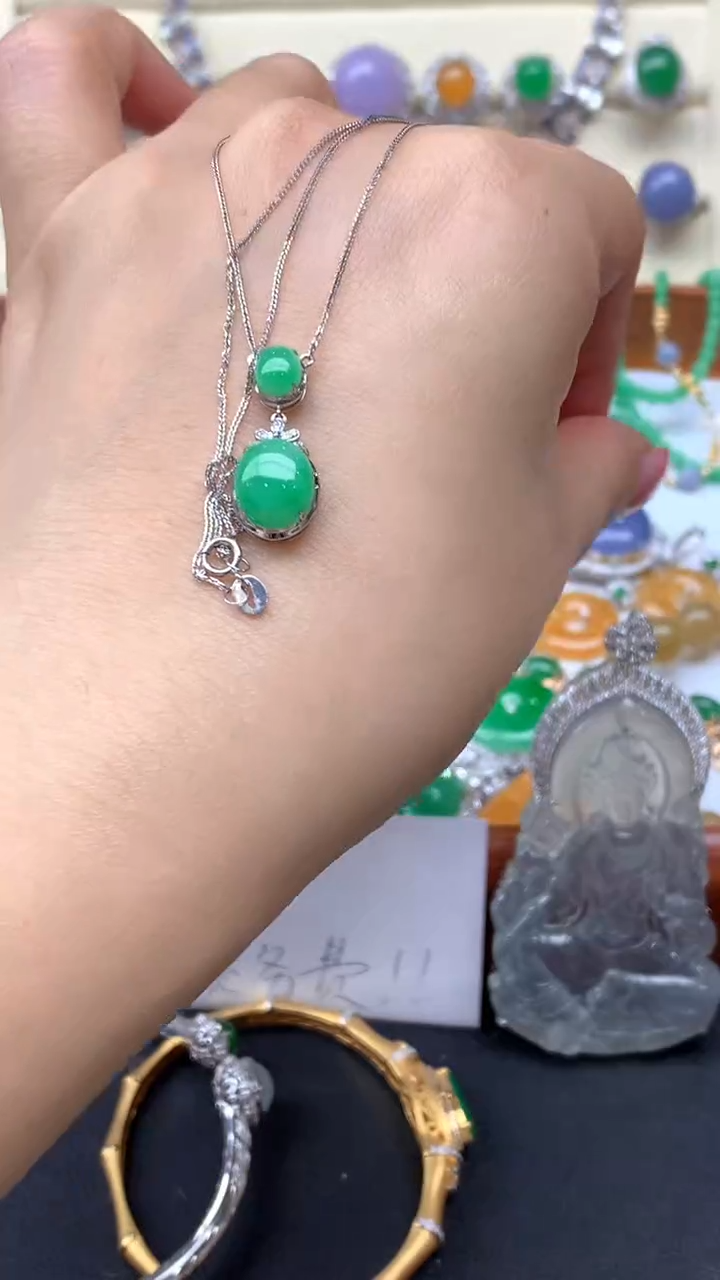 【闪购商品】翡翠颈饰未镶嵌205-天然翡翠