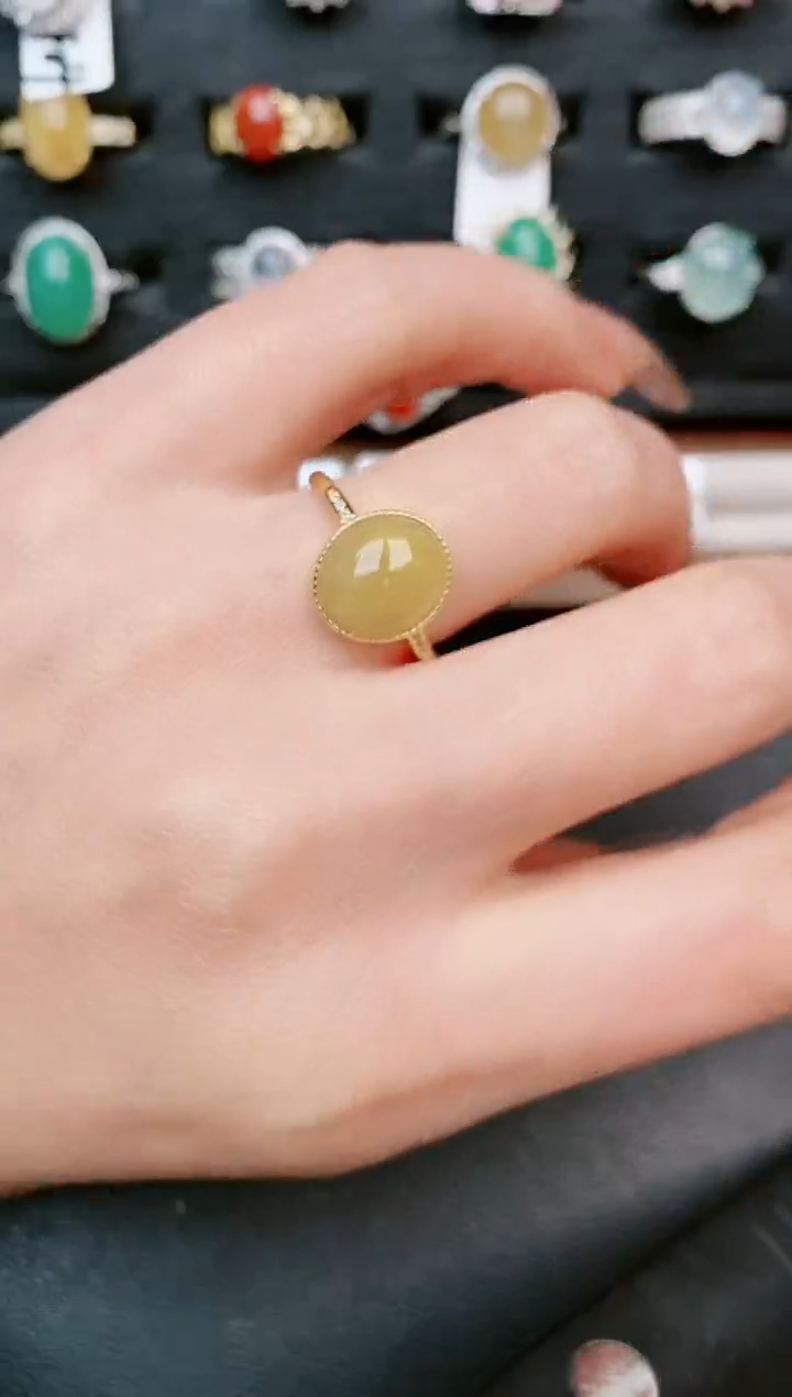 【闪购商品】翡翠戒指银S925镶嵌......