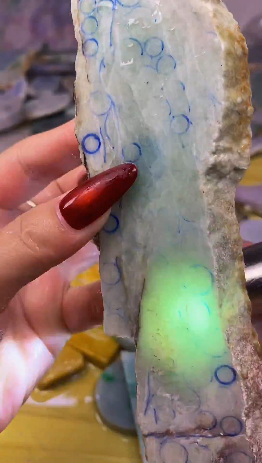 散珠翡翠天然缅甸翡翠A货073