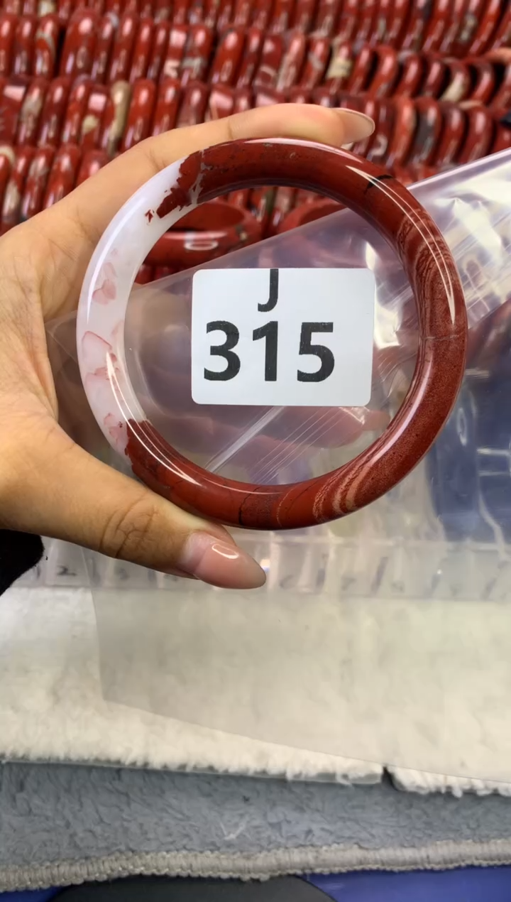 【闪购商品】碧石红碧石手镯未镶嵌315-64