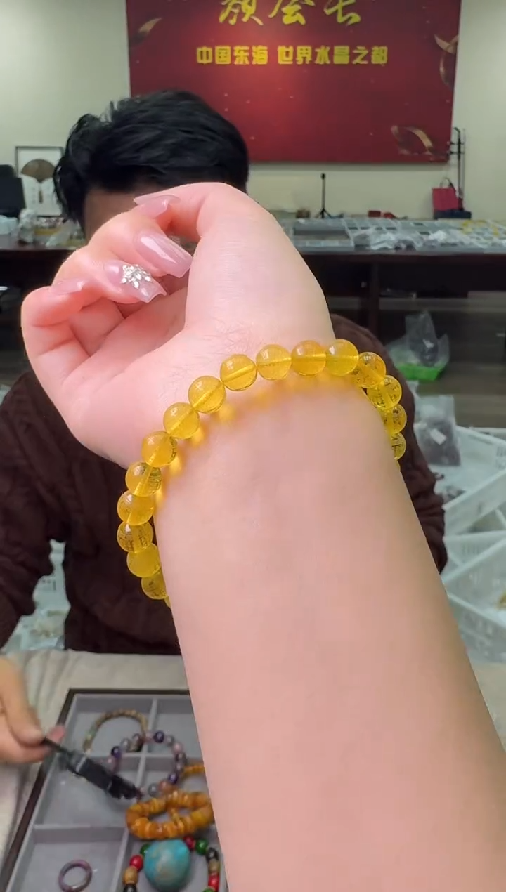 【闪购商品】琥珀手链未镶嵌多样性发一件 004