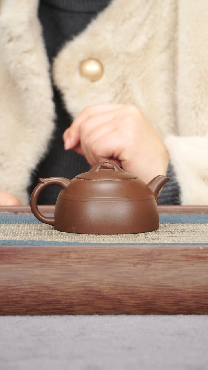 【闪购商品】紫砂茶壶底槽青 筑金