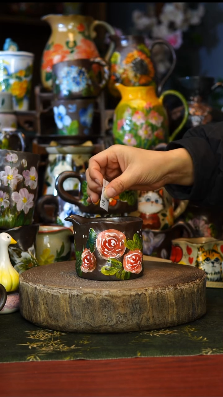 陶瓷19景德镇手工手绘釉下彩