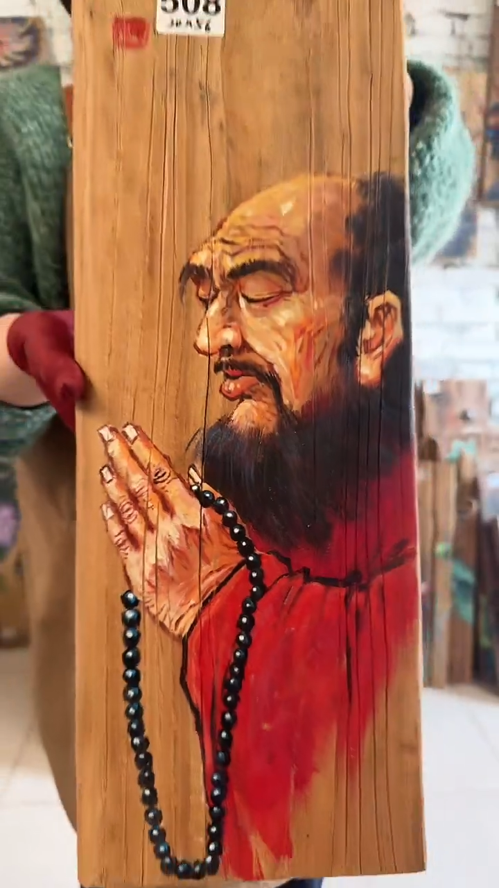 【闪购商品】桃核吊坠508核桃门板画