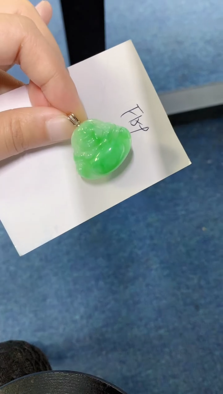 【闪购商品】翡翠颈饰18K金镶嵌000000000