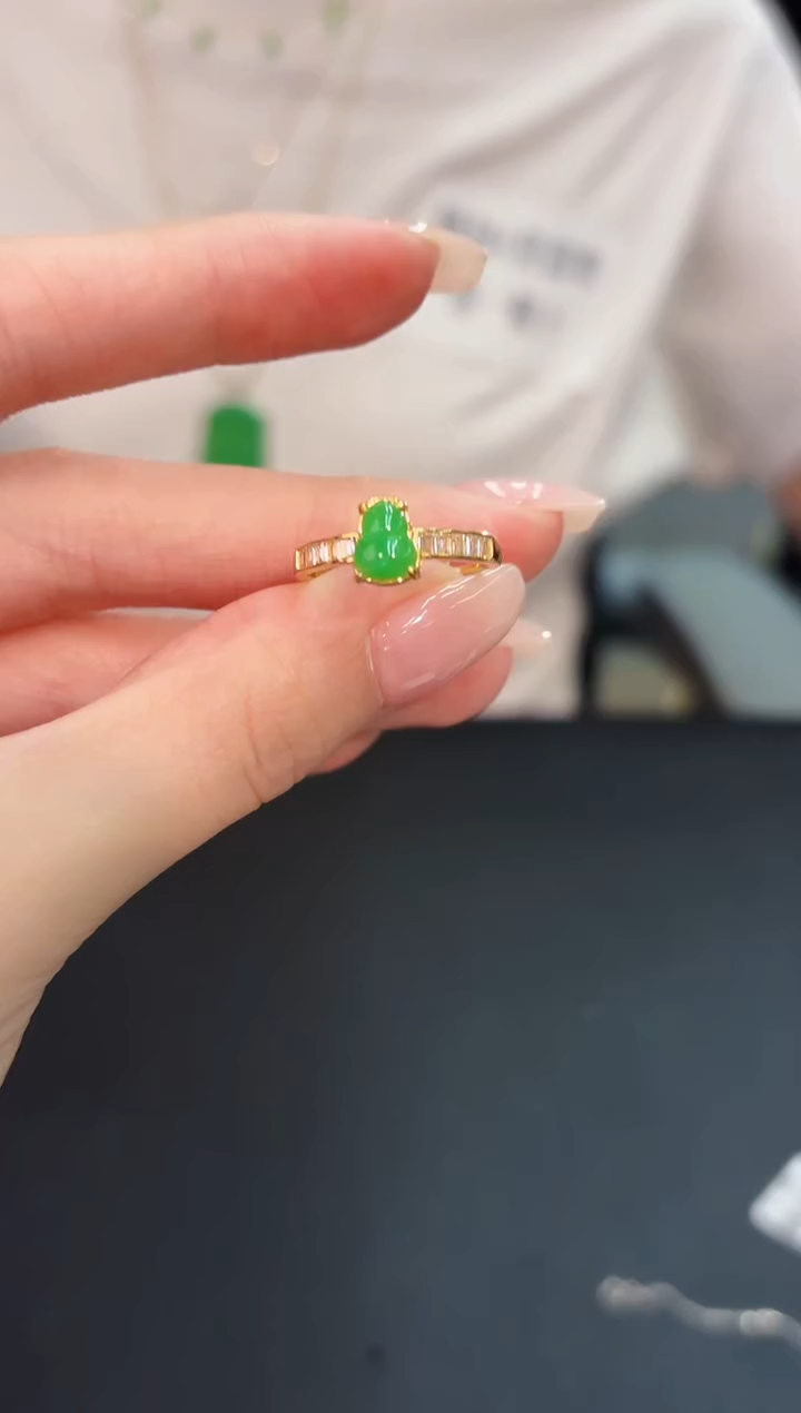 翡翠戒指未镶嵌 缅料A货/支持复检/一件