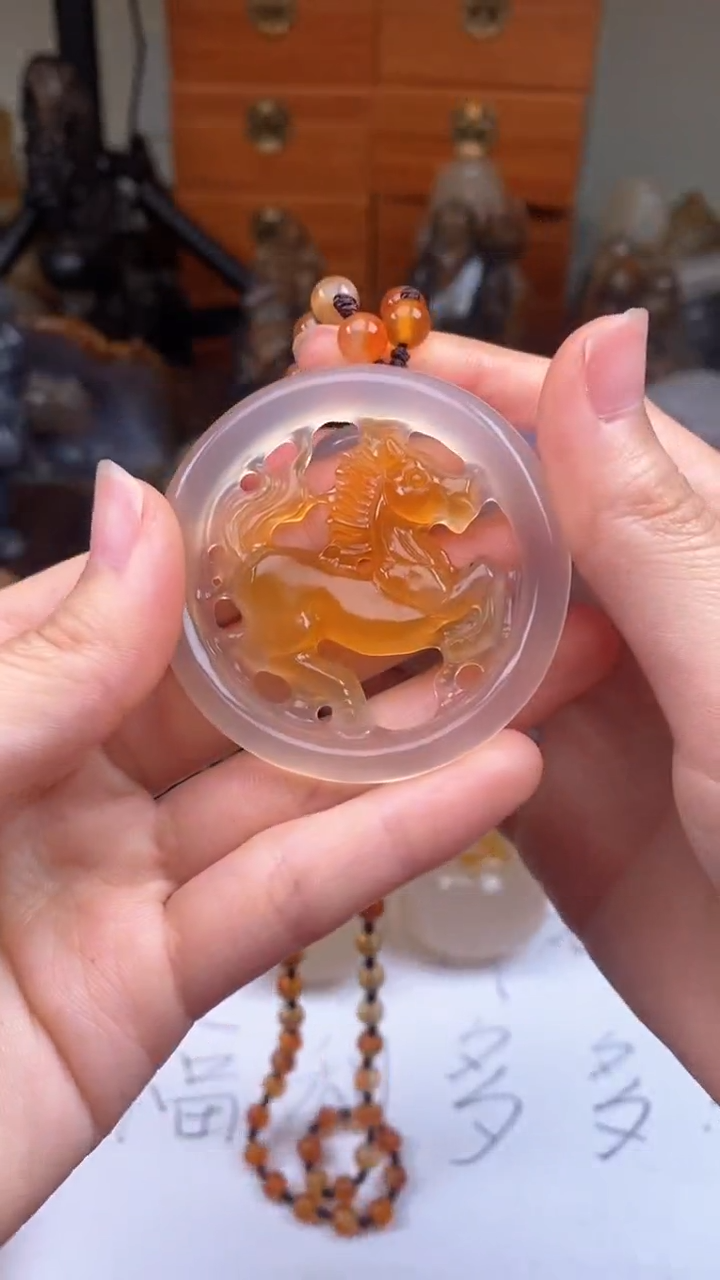 【闪购商品】玛瑙/玉髓颈饰未镶嵌AA