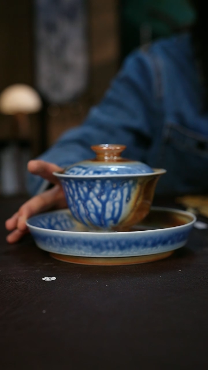 【闪购商品】景德镇陶瓷杯碗柴烧多人