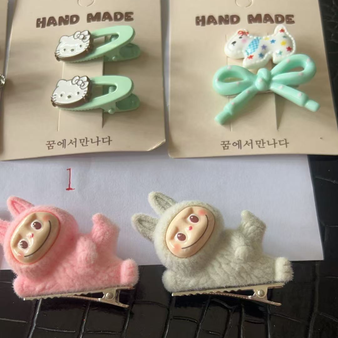【拍1发29个】新款拉布布----鸭嘴夹侧边碎发发饰头饰002