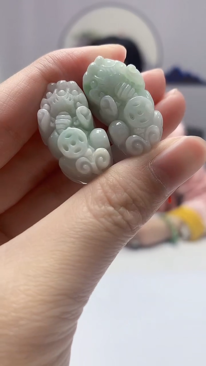 【闪购商品】翡翠颈饰未镶嵌4852zm-JJ挂件1