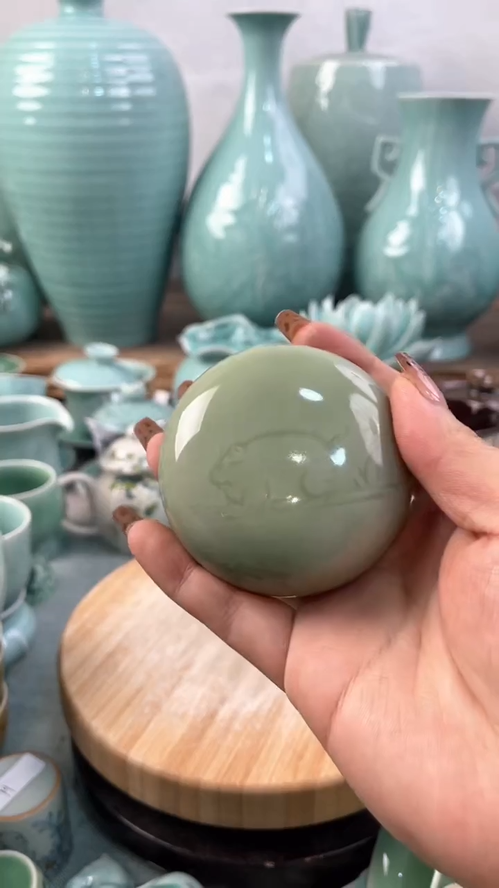 【闪购商品】纯手工 特价福利 微瑕 慧仙青瓷