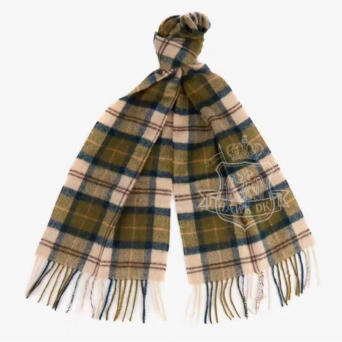 英国Engbarbour苏格兰格子羊绒羊毛复古英伦围巾现货秋冬款男女