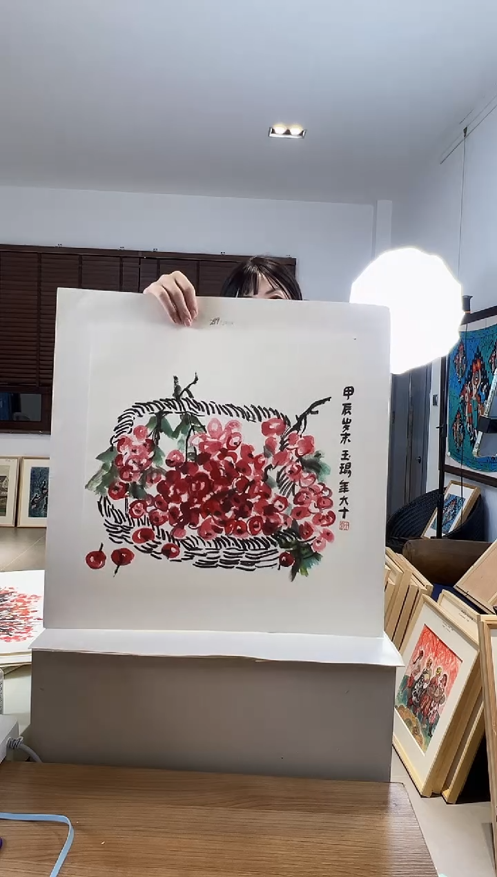 【闪购商品】版画限量亲签盖章版画S