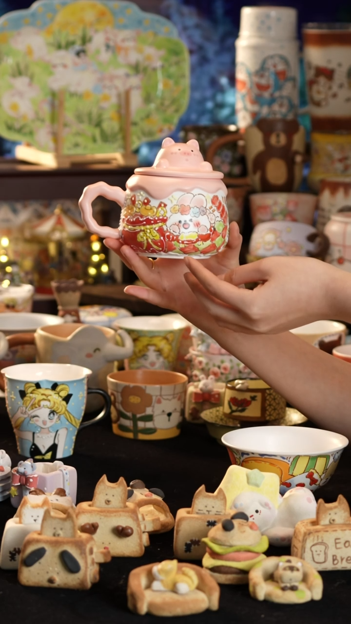 其他陶景德镇釉下彩手绘设计师款陶瓷