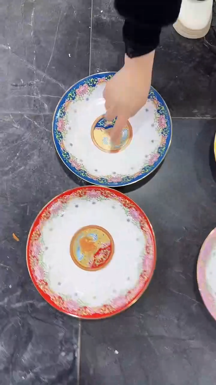 【闪购商品】瓷片10英寸深盘2个景德镇陶瓷