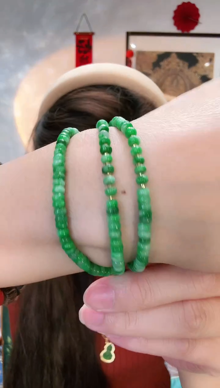 【闪购商品】翡翠颈饰未镶嵌珠串