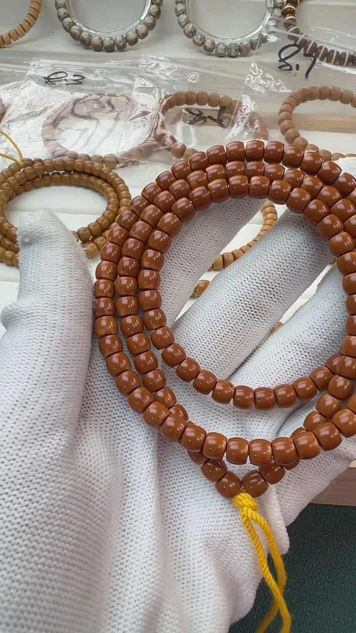 【闪购商品】橄榄核手串5.9核尖108优惠