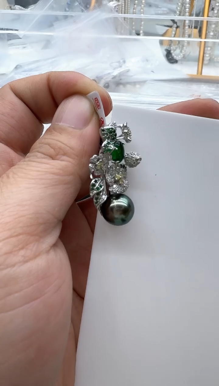 【闪购商品】海水珍珠颈饰银S925镶嵌清货
