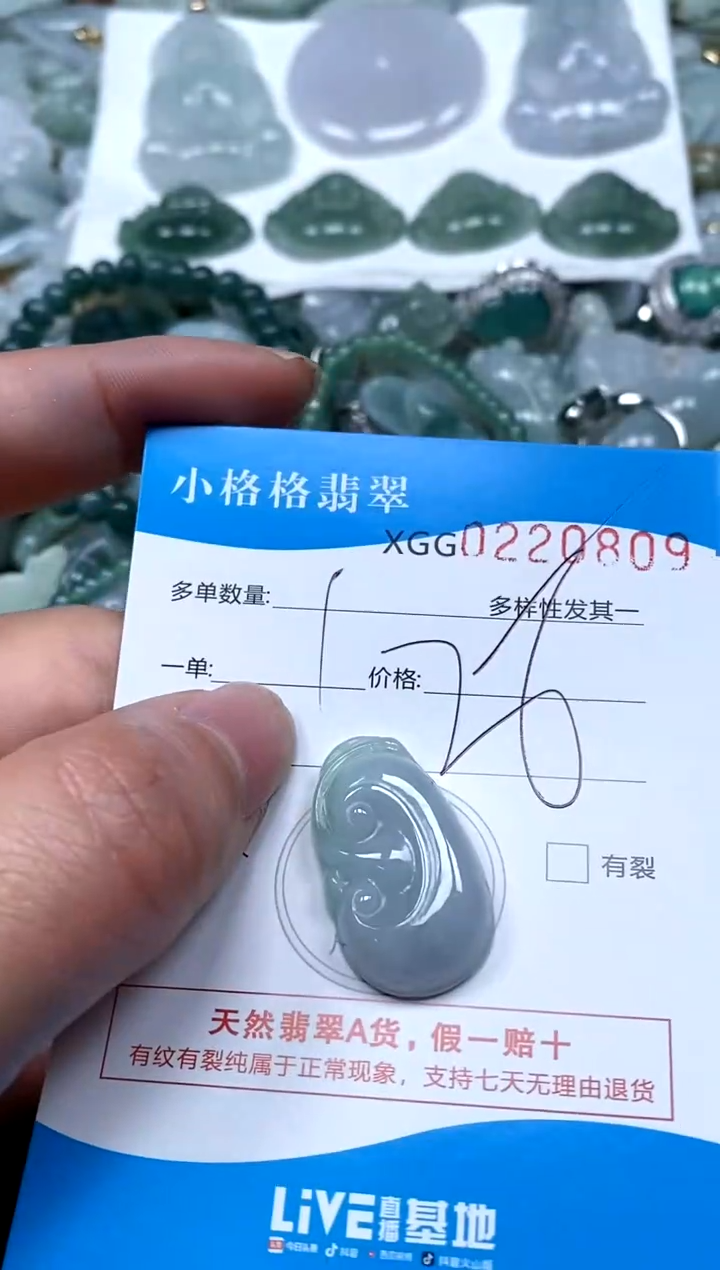 【闪购商品】翡翠颈饰未镶嵌闪购商品0220809
